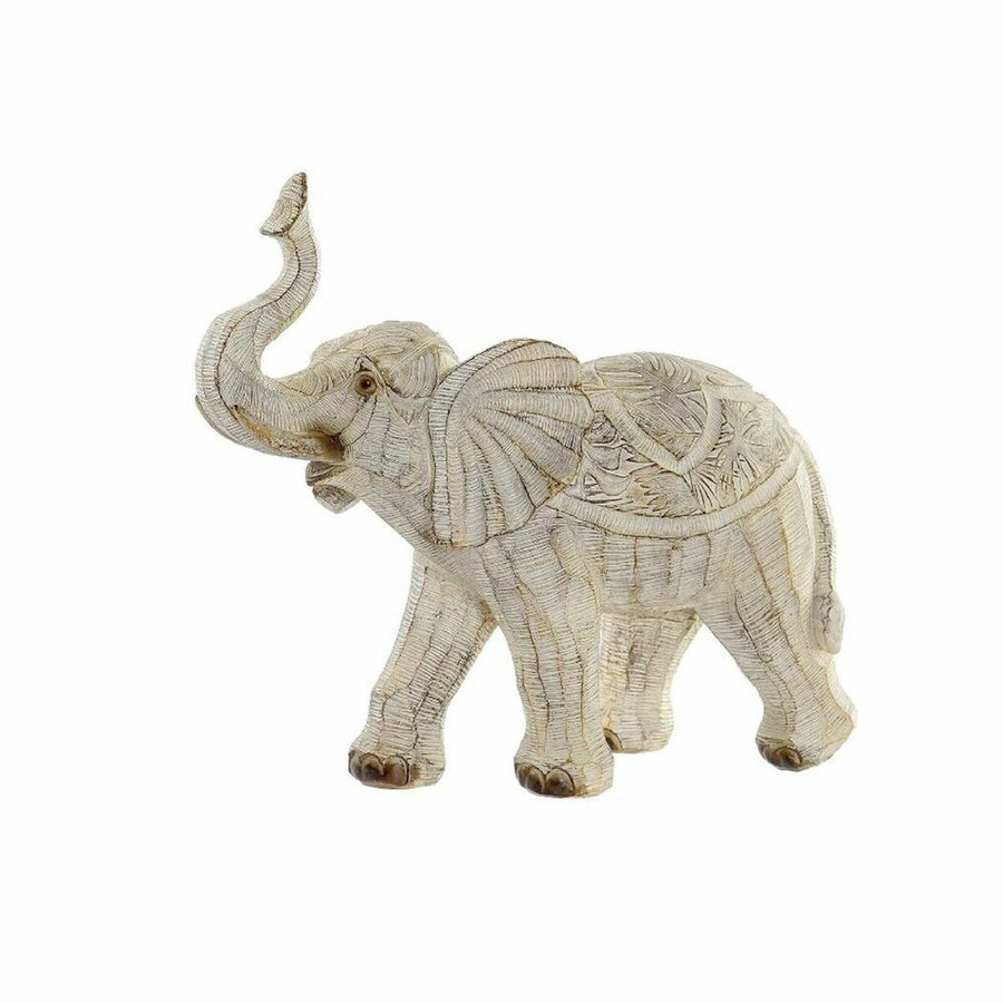 Deko-Figur DKD Home Decor Harz Elefant (27 x 12 x 24.5 cm)