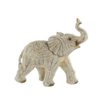 Deko-Figur DKD Home Decor Harz Elefant (19 x 8 x 18 cm)