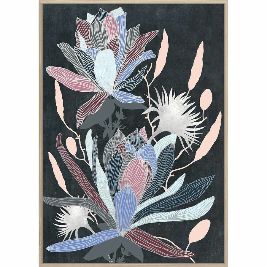 Bild DKD Home Decor Blomster Moderne (53 x 4,3 x 73 cm) (2 Stück)