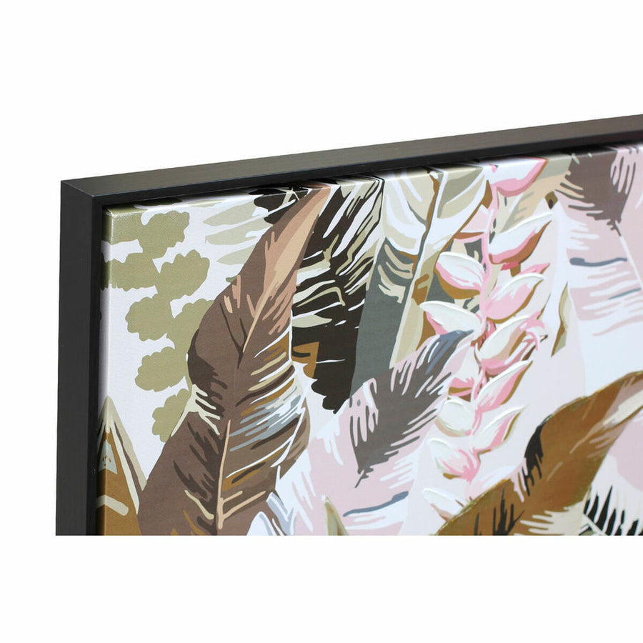 Bild DKD Home Decor Tropical Pflanzenblatt (82,5 x 4,5 x 82,5 cm) (2 Stück)