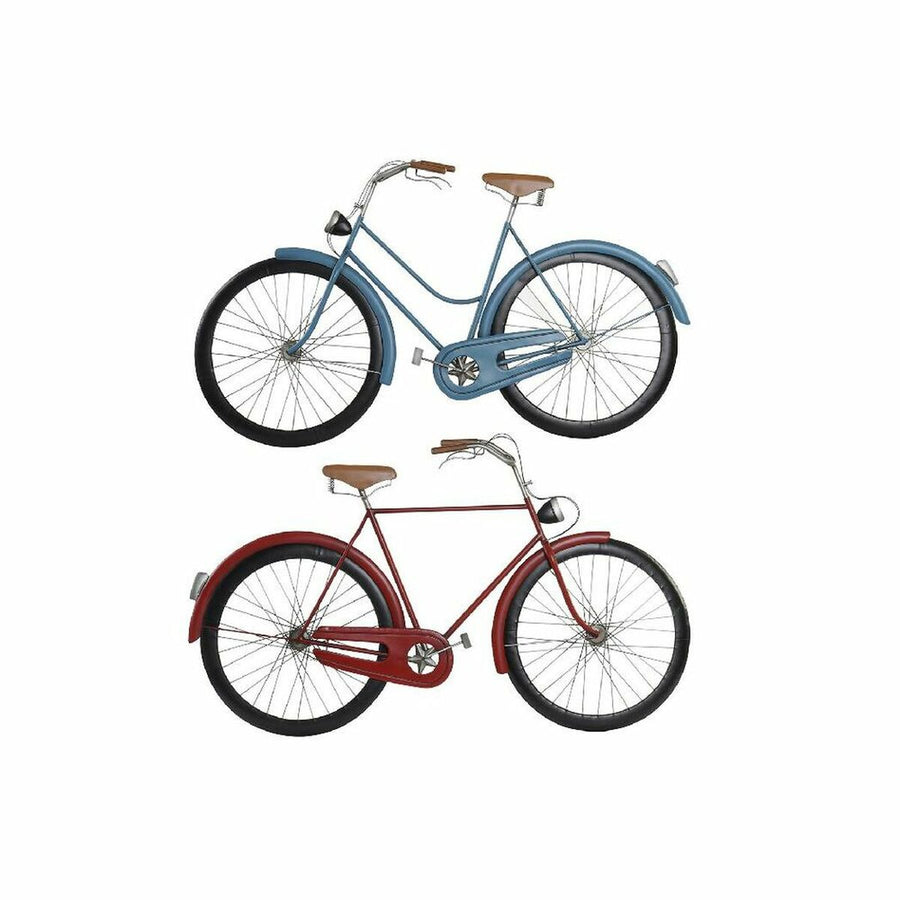 Wanddekoration DKD Home Decor Metall Fahrrad (2 pcs) (102 x 5 x 59 cm)