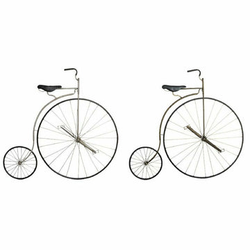 Wanddekoration DKD Home Decor Metall Fahrrad (2 pcs) (100 x 95 x 4.5 cm)