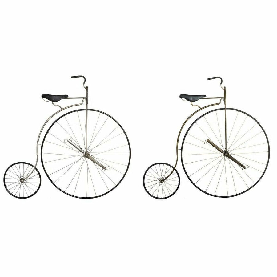 Wanddekoration DKD Home Decor Metall Fahrrad (2 pcs) (100 x 95 x 4.5 cm)