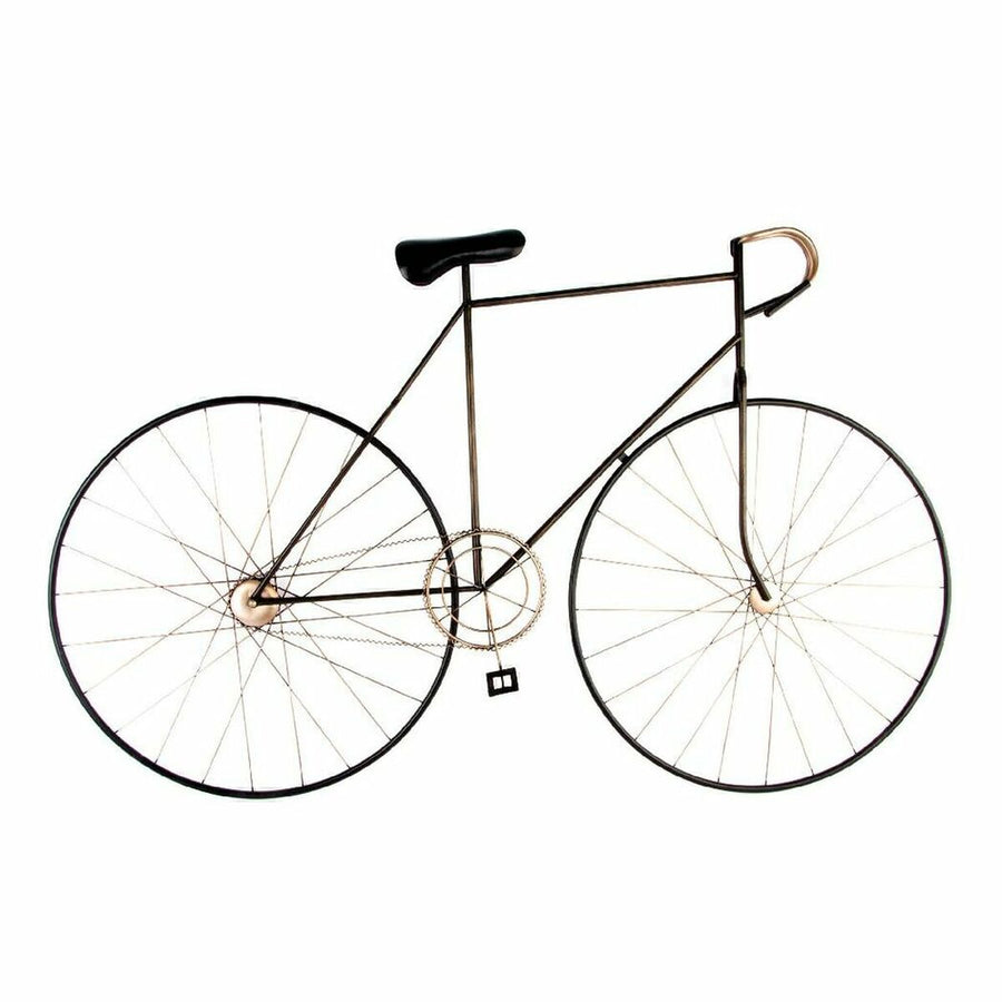 Wanddekoration DKD Home Decor Schwarz Fahrrad Gold Metall Vintage (150 x 6 x 95 cm) (2 Stück)