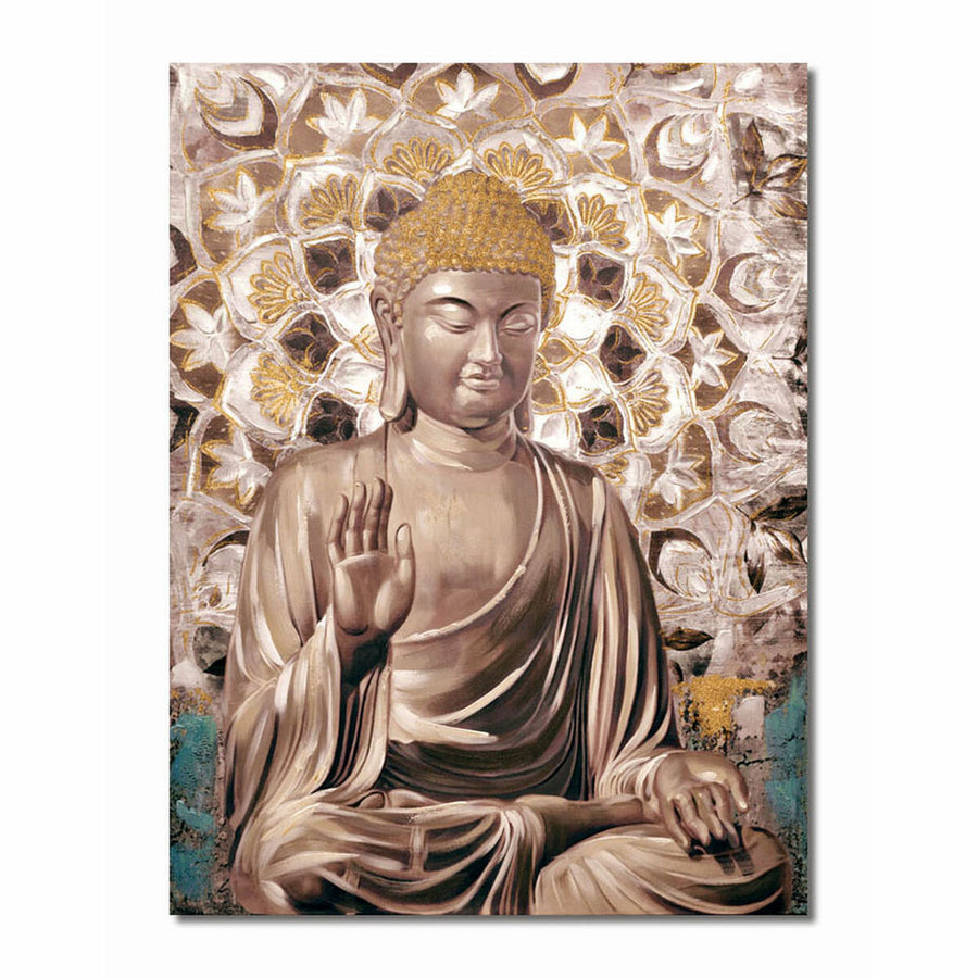 Bild DKD Home Decor S3018278 Buddha Orientalisch (90 x 3 x 120 cm) (2 Stück)