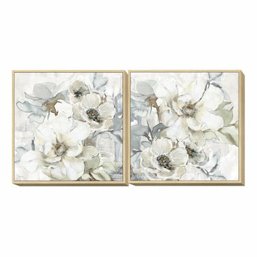 Bild DKD Home Decor Blomster (80 x 4 x 80 cm) (2 Stück)