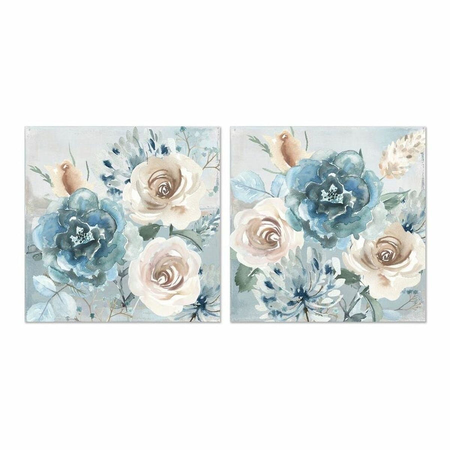 Bild DKD Home Decor Blomster (80 x 3 x 80 cm) (2 Stück)