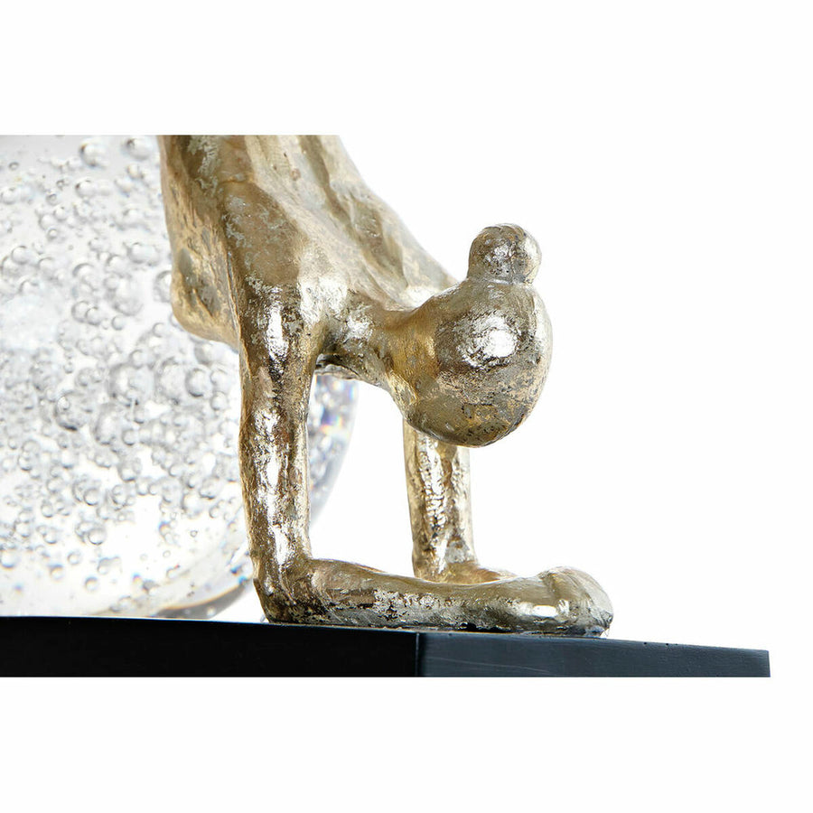 Deko-Figur DKD Home Decor Kristall Harz Yoga (23 x 12 x 32 cm)