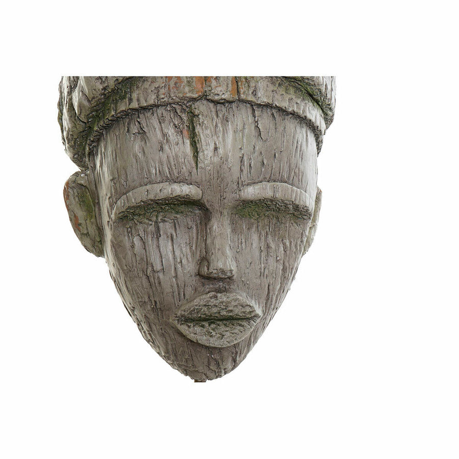 Deko-Figur DKD Home Decor Fiberglas Metall Afrikanerin (20 x 12 x 55 cm)