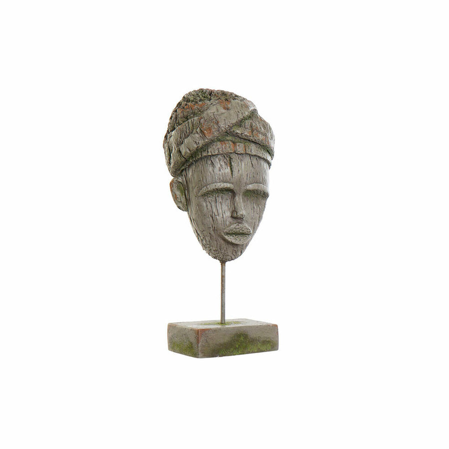 Deko-Figur DKD Home Decor Fiberglas Metall Afrikanerin (20 x 12 x 55 cm)