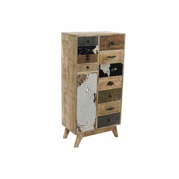 Kommode DKD Home Decor Metall Haut Messing Mango-Holz (55 x 30 x 110 cm)