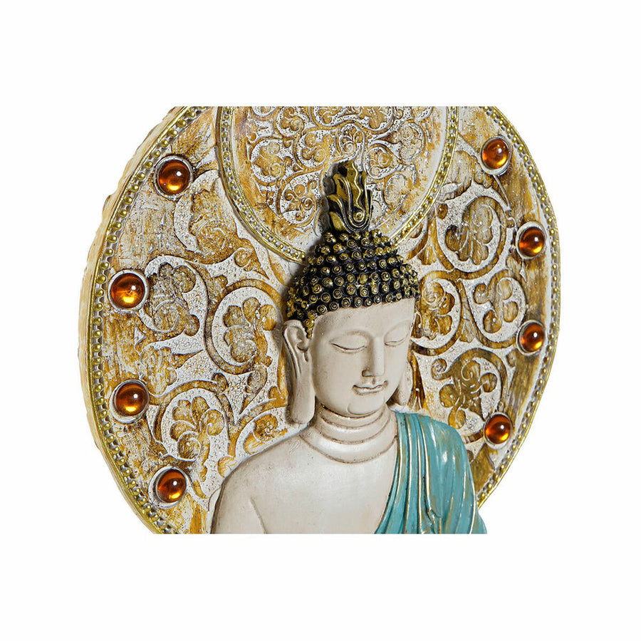 Wanddekoration DKD Home Decor Buddha Harz (20 x 4 x 30.3 cm) (3 pcs)