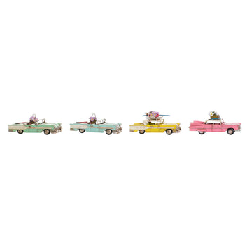 Deko-Figur DKD Home Decor Auto Vintage (4 pcs) (25.8 x 10.5 x 9.5 cm)