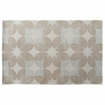 Teppich DKD Home Decor Beige Polyester Kreise (200 x 290 x 0.9 cm)