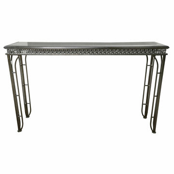 Beistelltisch DKD Home Decor Spiegel Metall Silber (120 x 30 x 73 cm)