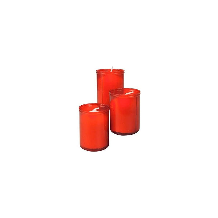 Kerze Lumar rot klein (3 uds)