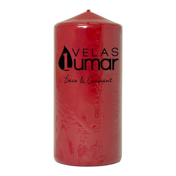 Kerze Lumar rot