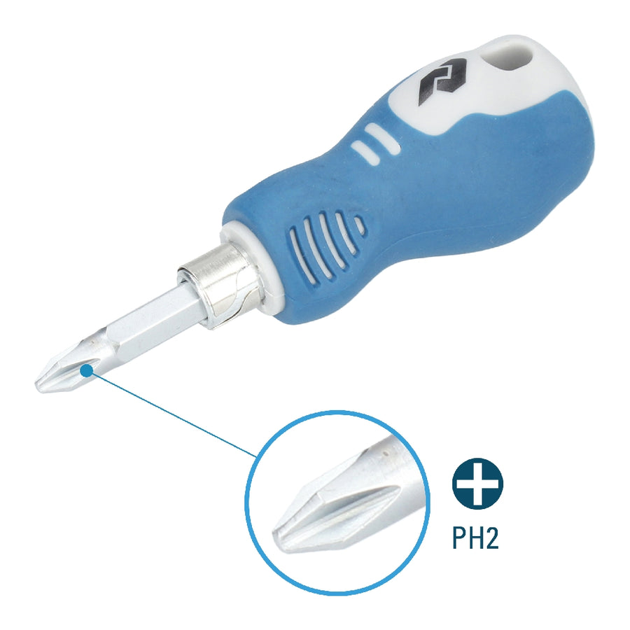 Schraubenzieher Ferrestock Reversibel PH2 - SL6