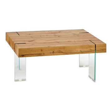 Couchtisch Holz Glas (60 x 42 x 120 cm)