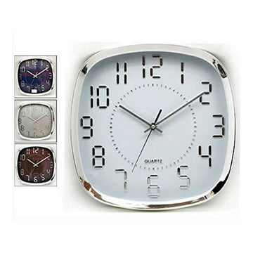 Wanduhr Kunststoff (31 x 4,5 x 31 cm)