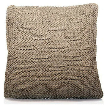 Kissen Wolle (60 x 20 x 60 cm) Beige