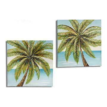 Leinwand Palm Tree Leinwand (3 x 80 x 80 cm)