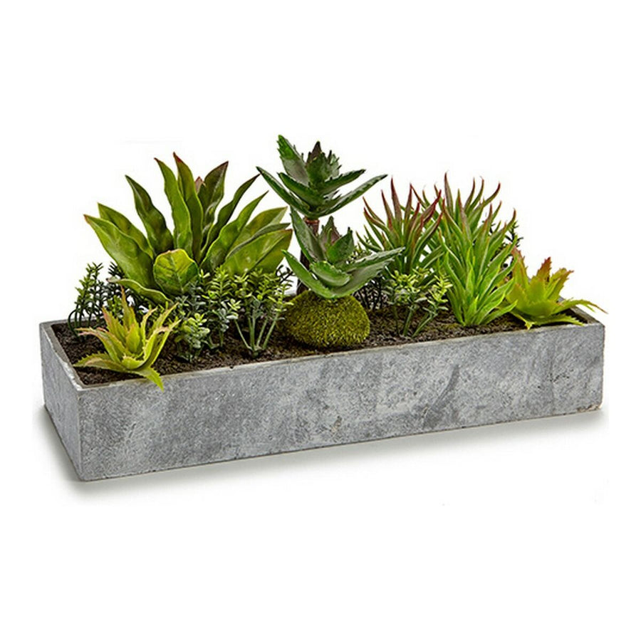 Dekorationspflanze ‎S3603890 Blumenkasten Zement Kunststoff (15 x 16 x 30 cm)