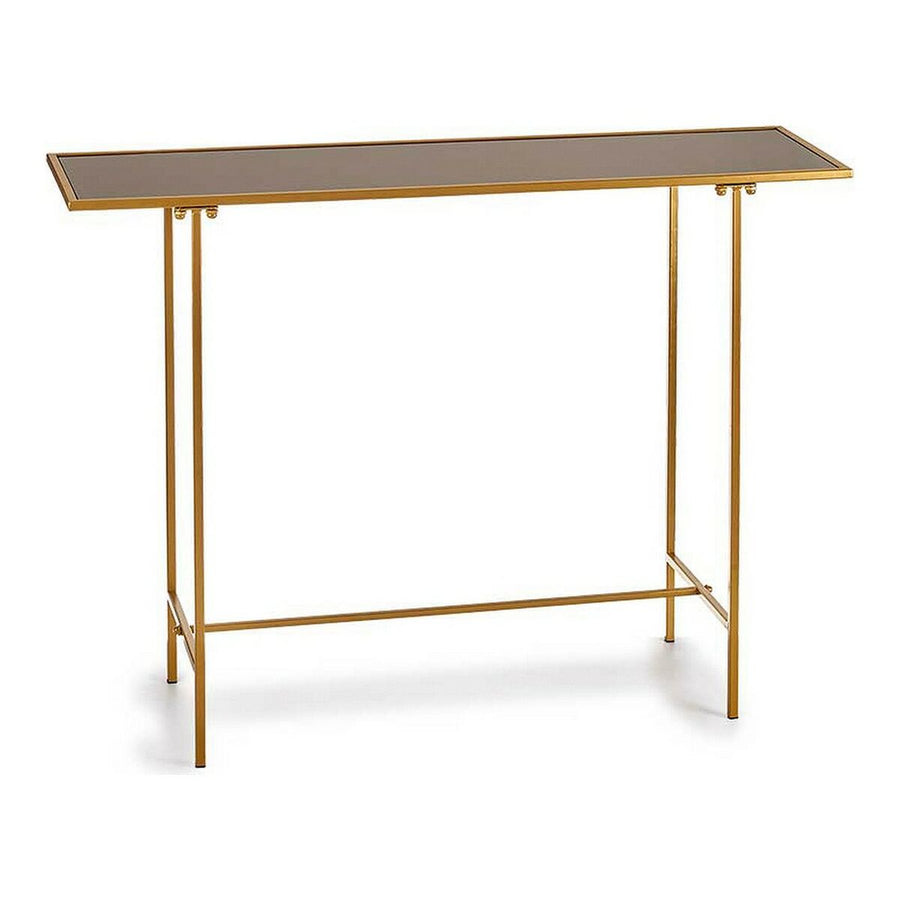 Beistelltisch Schwarz Golden Kristall Metall (33 x 77 x 110 cm)