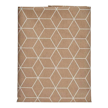 Tischdecke Abdeckung abstrakt Beige (140 x 180 cm)