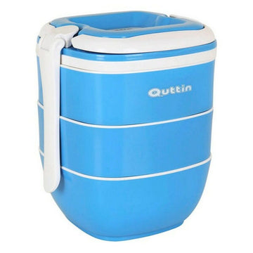 Lunchbox-Set Quttin Stapelbar Thermal (3 uds) (16 x 14,5 x 18,5 cm)