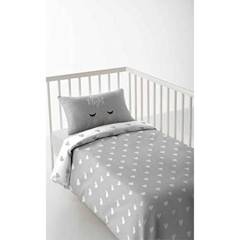 Bettdeckenbezug Cool Kids Hearts (100 x 120 cm) (60 cm Babybett)