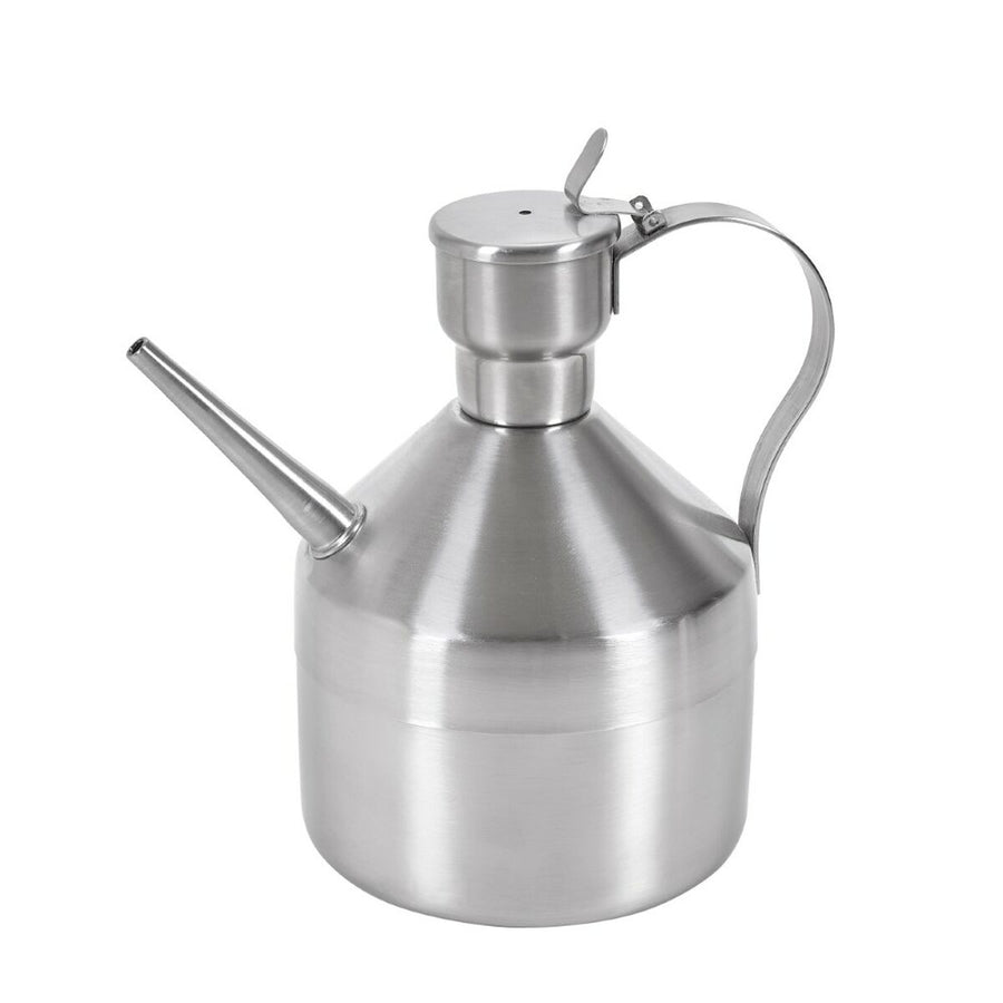 Ölfläschchen Masterpro Edelstahl Silberfarben (1,25 L)