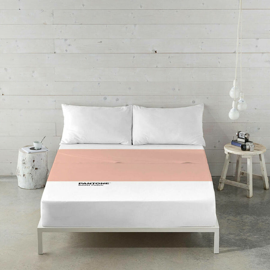 Oberlaken Pantone Sweet Peach (Doppelmatratze) (230 x 270 cm)