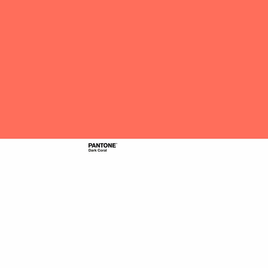 Steppdecke Dark Coral Pantone