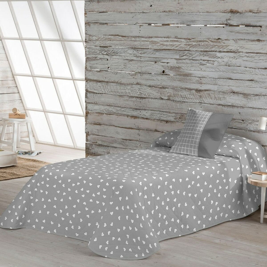 Steppdecke Popcorn Love Dots (180 x 260 cm) (Einzelmatratze)