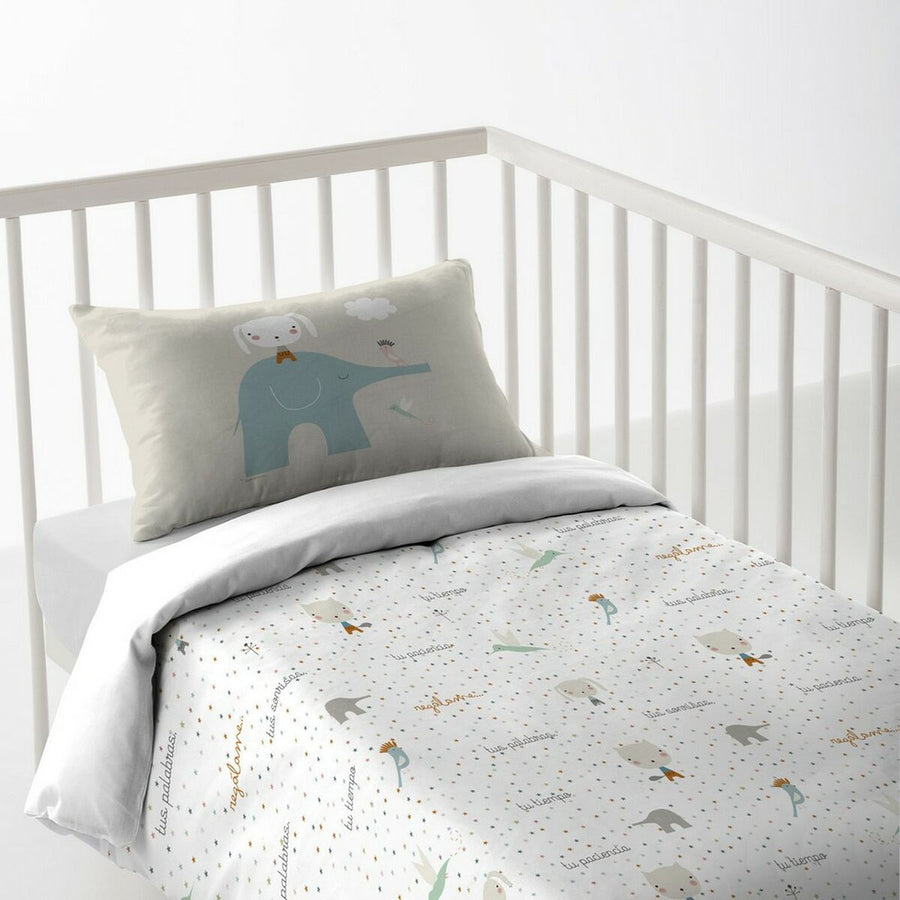 Bettdeckenbezug Haciendo el Indio Magic Dragon Reversibel 80 cm Babybett (115 x 145 + 20 cm)