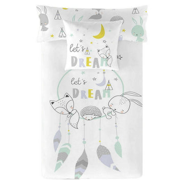 Bettdeckenbezug Cool Kids Let'S Dream Reversibel Einzelmatratze (150 x 220 cm)