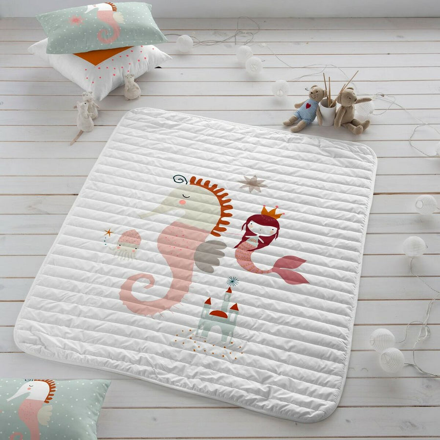 Steppdecke Haciendo el Indio Seahorse (100 x 130 cm) (60/80 cm Babybett)