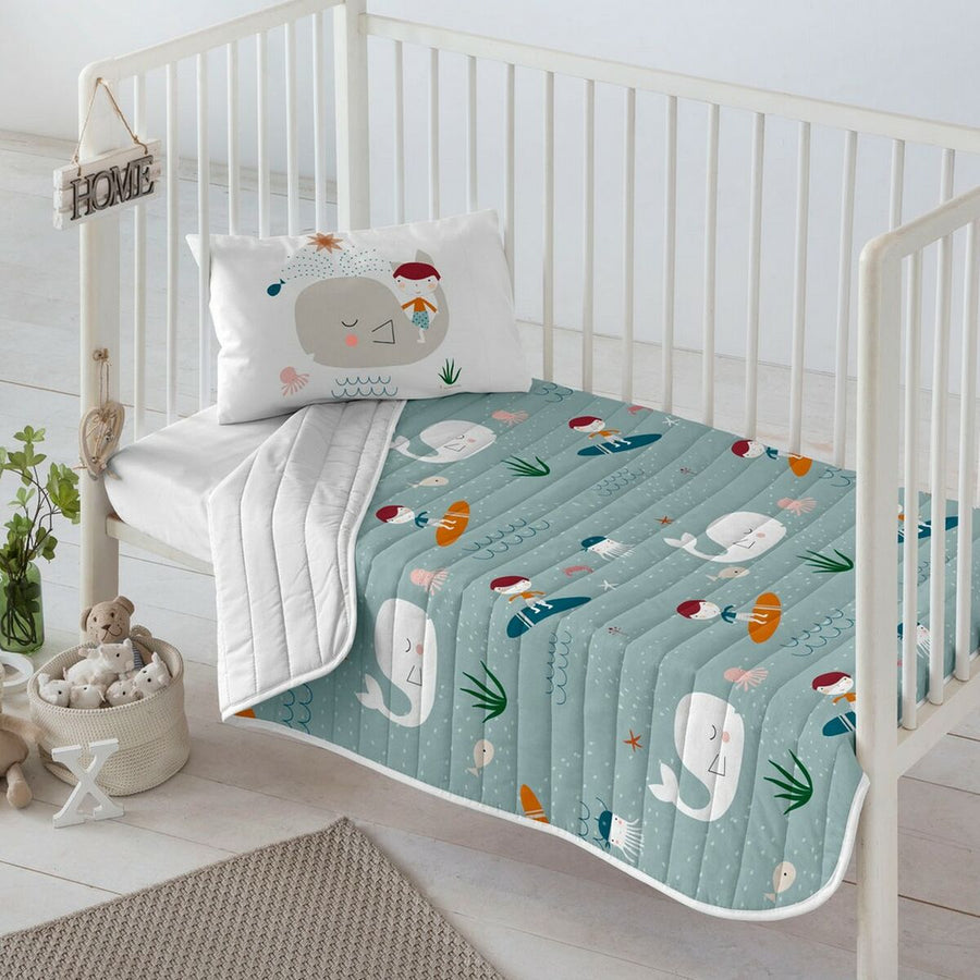 Steppdecke Haciendo el Indio Surf Reversibel (100 x 130 cm) (60/80 cm Babybett)