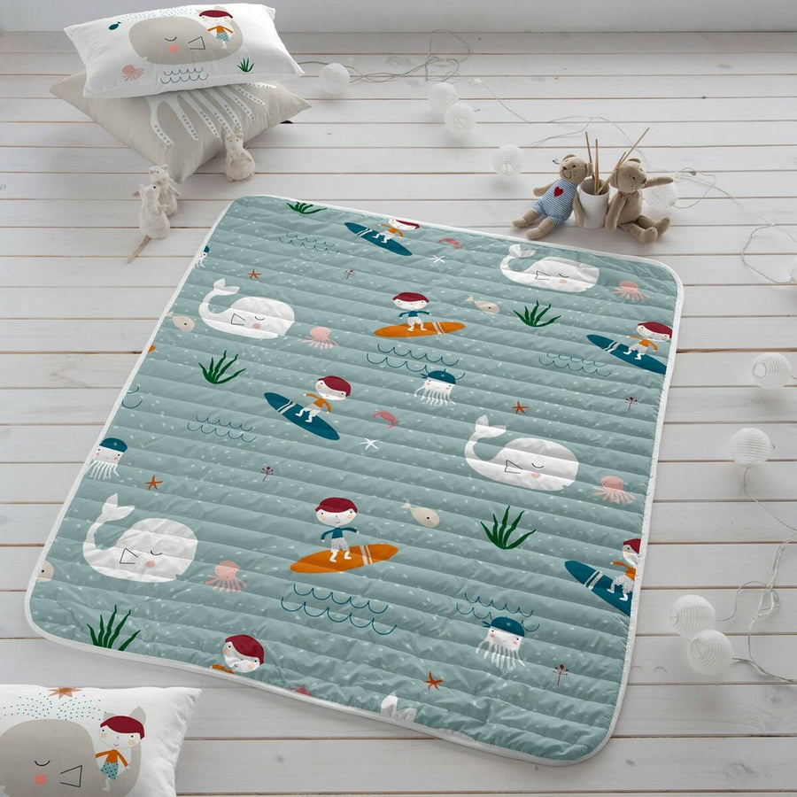 Steppdecke Haciendo el Indio Surf Reversibel (100 x 130 cm) (60/80 cm Babybett)