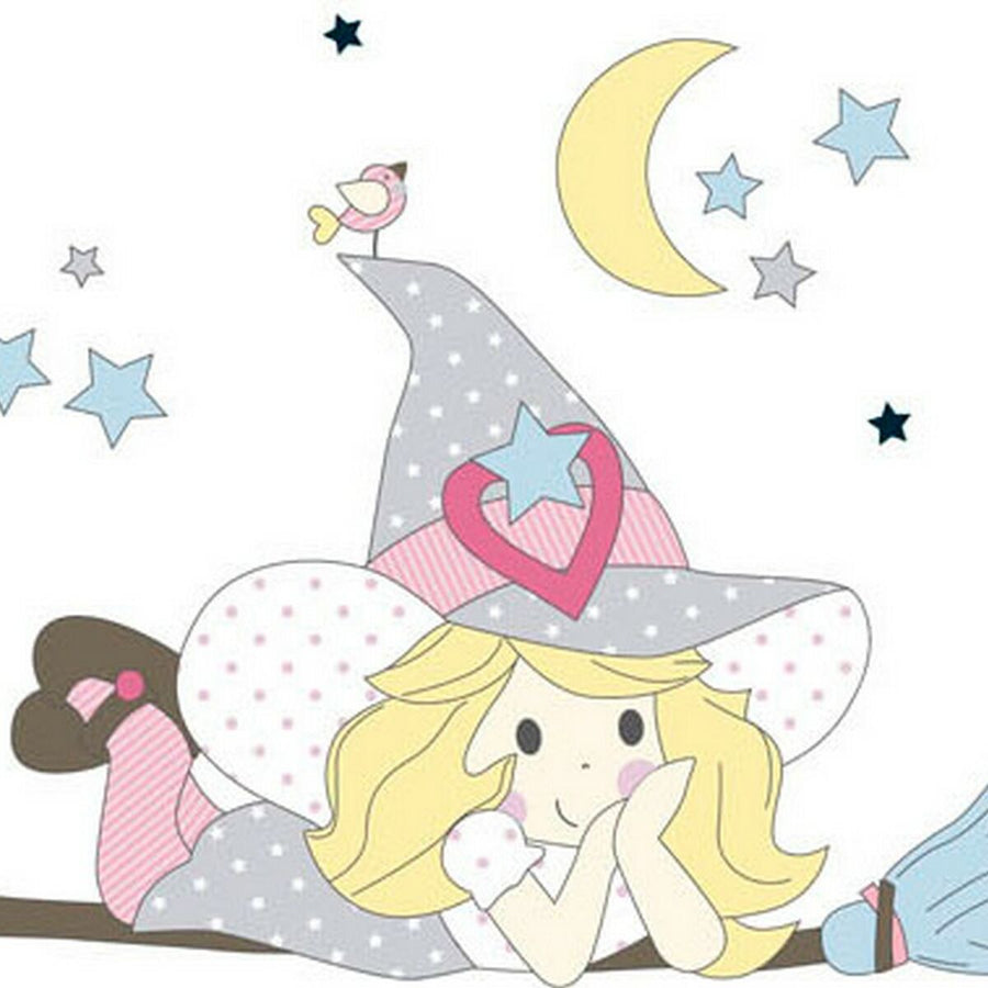 Bettbezug für Babybett Cool Kids Witch 60 cm Babybett (100 x 120 + 20 cm)