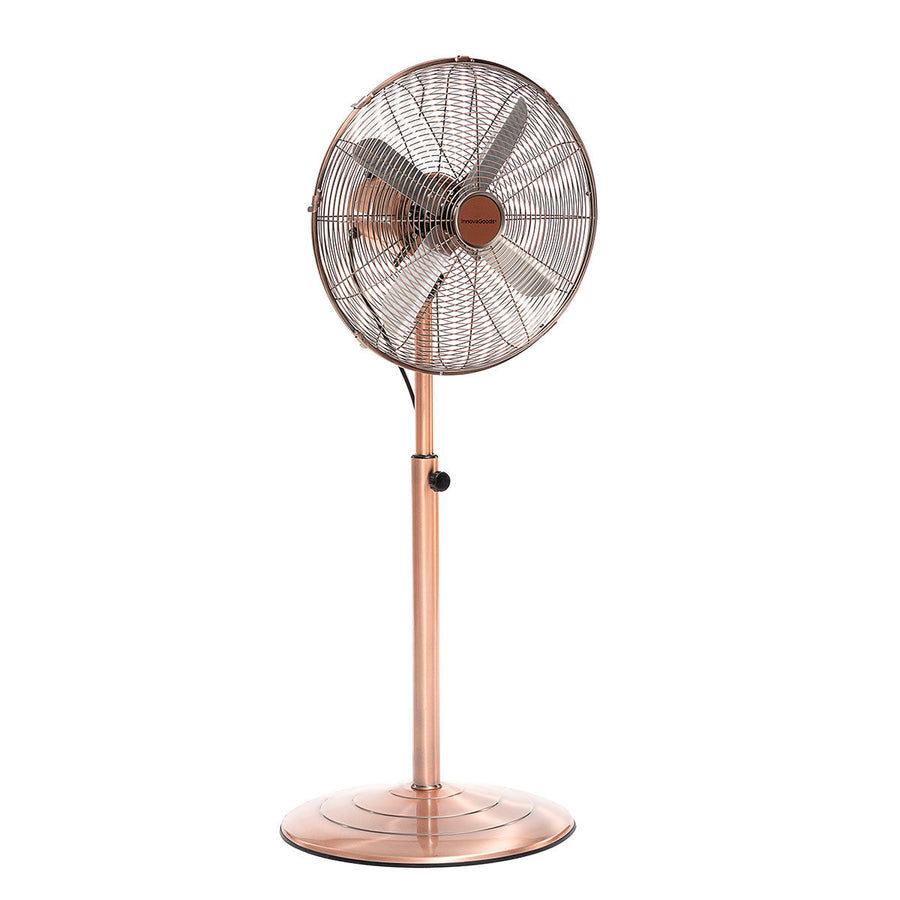 Freistehender Ventilator Copper Retro InnovaGoods Ø 40 cm 55W