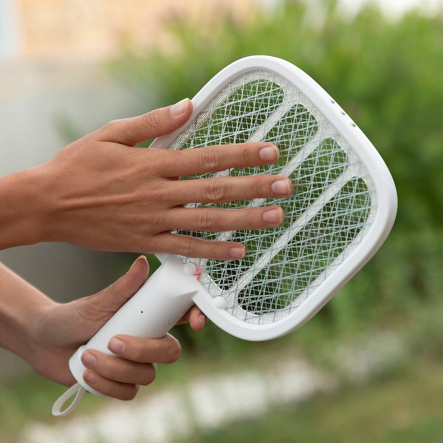 Wiederaufladbare 2 in 1 Mückenlampe und elektrische Fliegenklatsche Swateck InnovaGoods