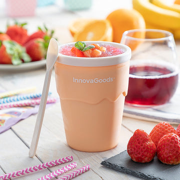 Becher für Eis und Slush-Eis mit Rezepten Frulsh InnovaGoods