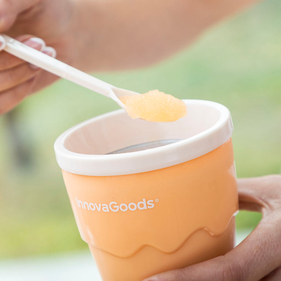 Becher für Eis und Slush-Eis mit Rezepten Frulsh InnovaGoods