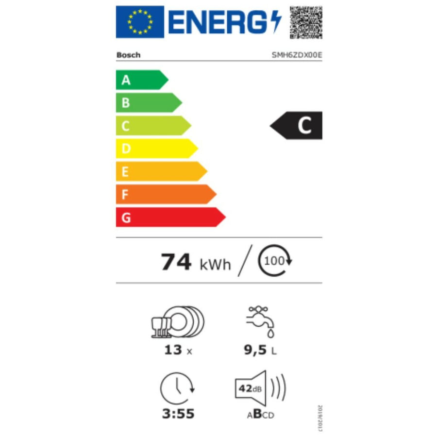 Geschirrspüler BOSCH SMH6ZDX00E  Weiß (60 cm)