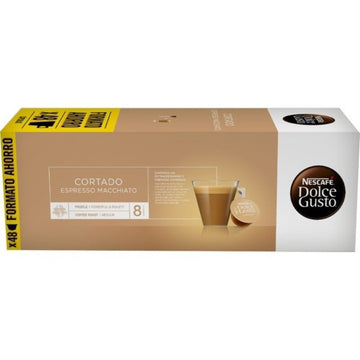 Kaffeekapseln mit Etui Nescafé Dolce Gusto Espresso Macchiato (48 uds)